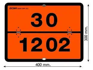 ADR transportlīdzekļa marķējums